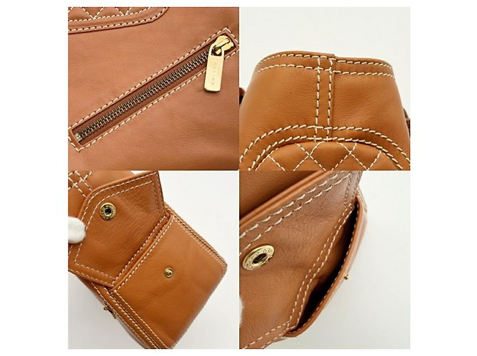 Céline Boogie Bag Leather Camel Brown - view 9