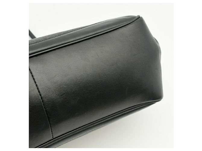Borsa a mano Gucci in denim e pelle nera - vista 12
