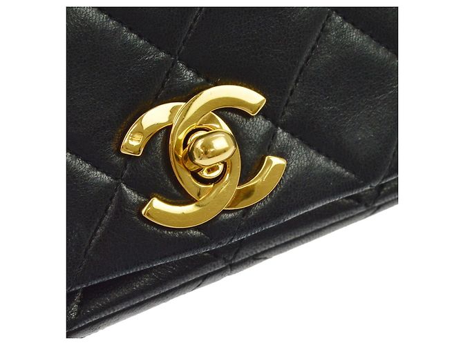 Chanel Vintage Full Flap Quilted Lambskin Medium - vista 6