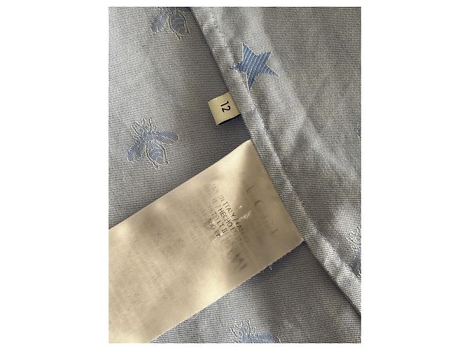 Camicia Gucci in cotone con api e stelle azzurra - vista 2