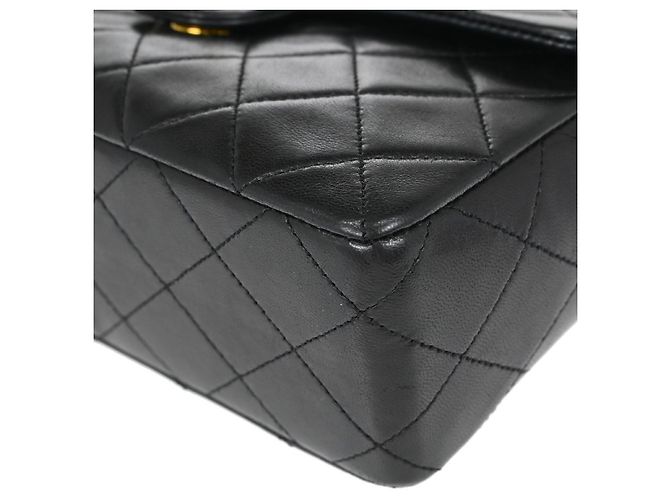 Chanel Vintage Square Classic Single Flap Quilted Lambskin Mini - vista 7
