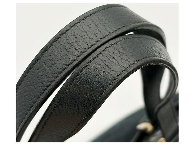 Borsa tote Gucci Abbey nera in tela GG e pelle - vista 8