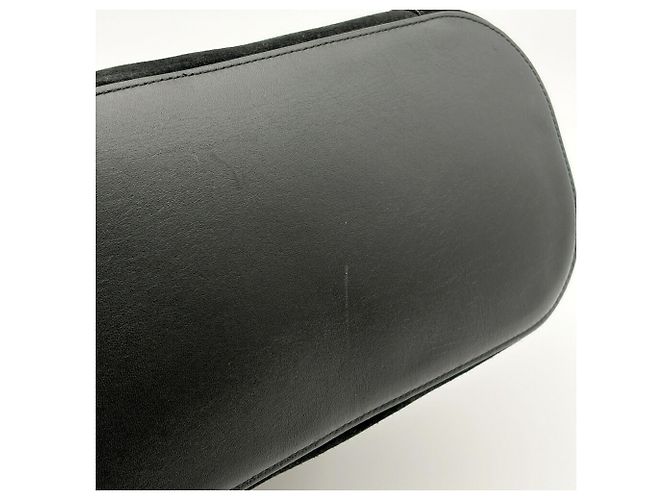 Borsa Gucci in camoscio e pelle nera - vista 13