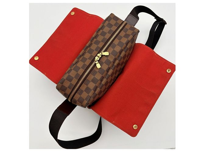 Borsa a tracolla Louis Vuitton da uomo Naviglio Damier Ebene - vista 15