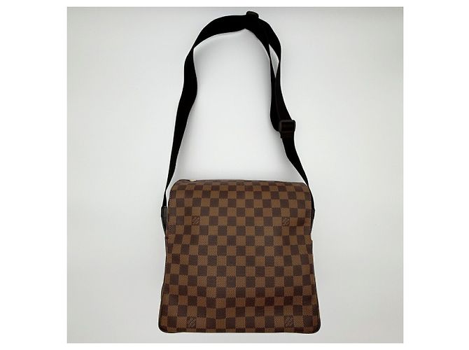 Borsa a tracolla Louis Vuitton da uomo Naviglio Damier Ebene - vista 6