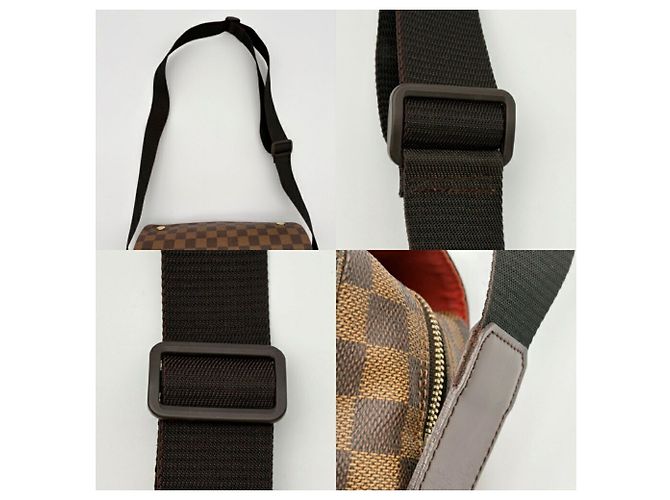 Borsa a tracolla Louis Vuitton da uomo Naviglio Damier Ebene - vista 7