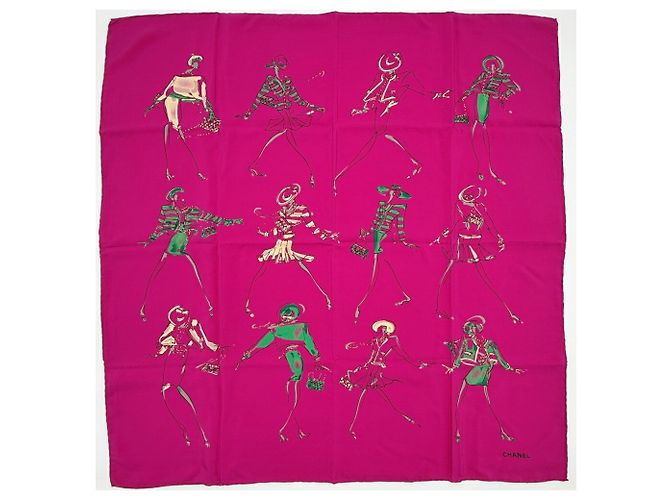 Pañuelo de seda Chanel Mademoiselle - vista 2