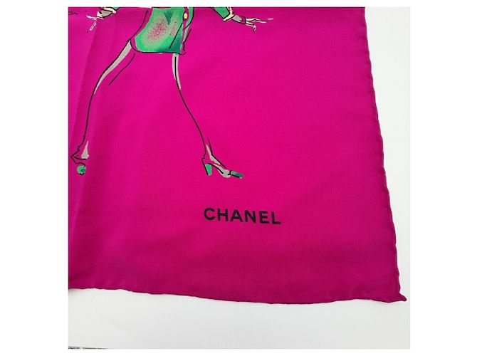 Pañuelo de seda Chanel Mademoiselle - vista 3