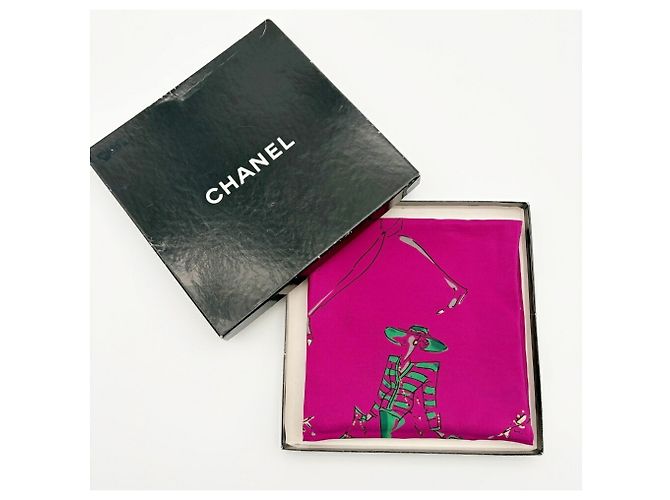Pañuelo de seda Chanel Mademoiselle - vista 9