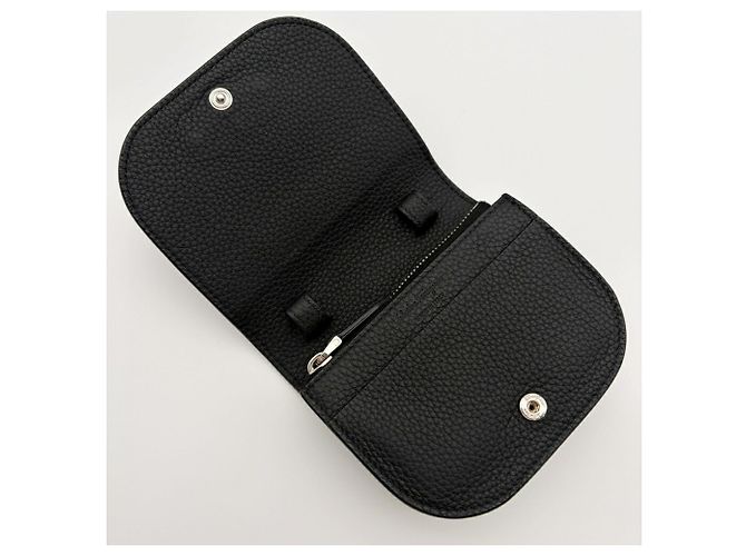 Gancini Borsa a tracolla in pelle nera Salvatore Ferragamo - vista 12