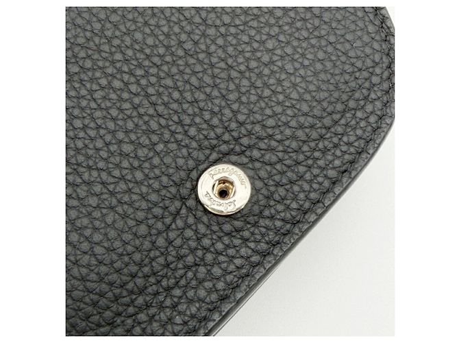 Gancini Borsa a tracolla in pelle nera Salvatore Ferragamo - vista 13