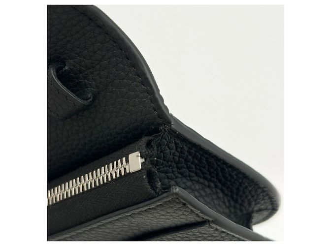 Gancini Borsa a tracolla in pelle nera Salvatore Ferragamo - vista 19