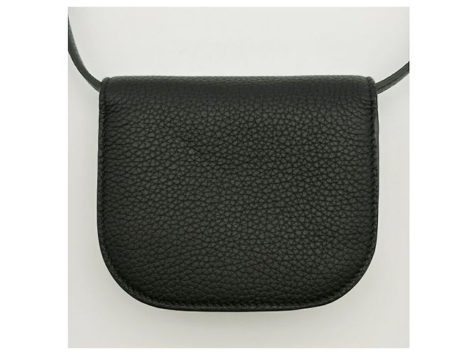 Gancini Borsa a tracolla in pelle nera Salvatore Ferragamo - vista 4