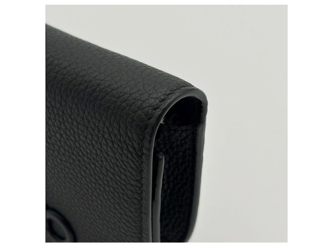 Gancini Borsa a tracolla in pelle nera Salvatore Ferragamo - vista 8