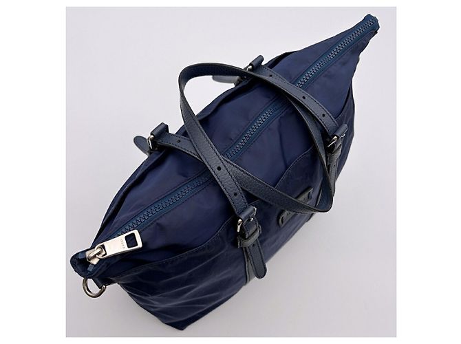 Borsa Tote Gucci Navy Two-Way - vista 16