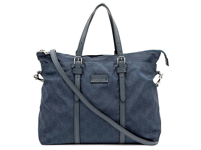 Borsa Tote Gucci Navy Two-Way - vista 2