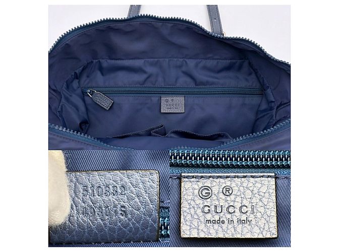 Borsa Tote Gucci Navy Two-Way - vista 21