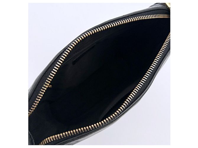 Bolso de hombro Chanel de piel de cordero negra - vista 15