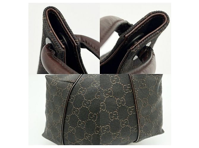 Bolso de hombro Gucci marrón oscuro - vista 10