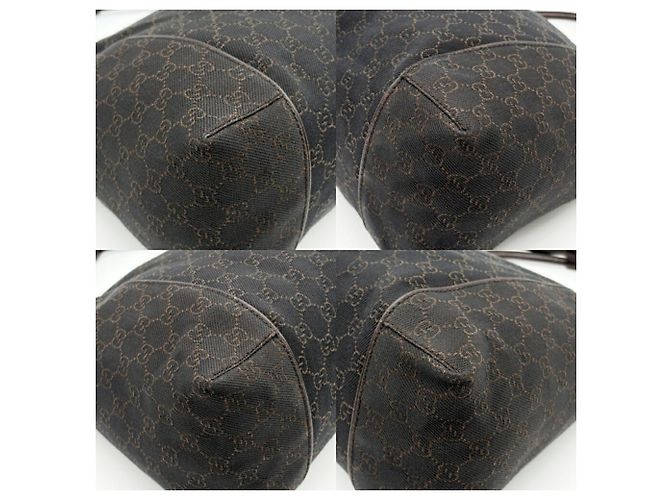 Bolso de hombro Gucci marrón oscuro - vista 12