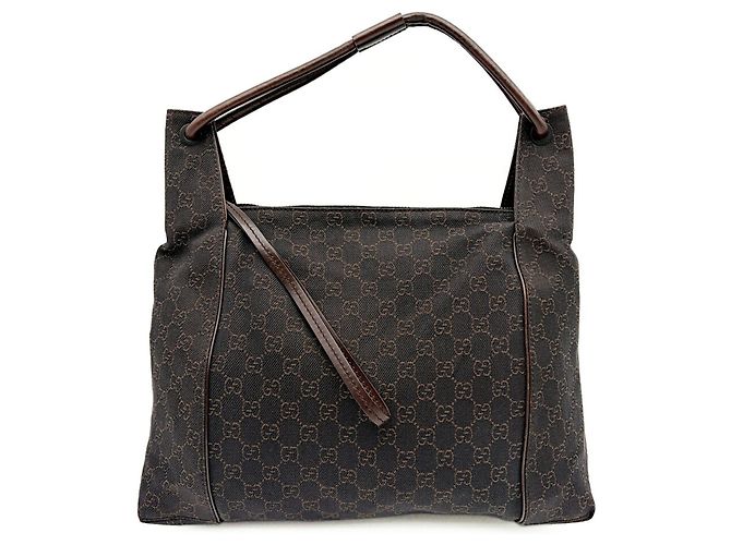Bolso de hombro Gucci marrón oscuro - vista 2