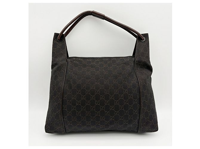 Bolso de hombro Gucci marrón oscuro - vista 3