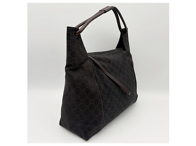 Bolso de hombro Gucci marrón oscuro - vista 4