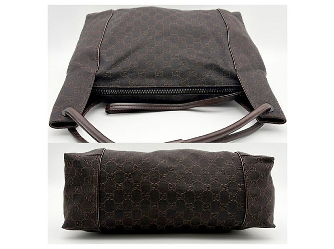 Bolso de hombro Gucci marrón oscuro - vista 6