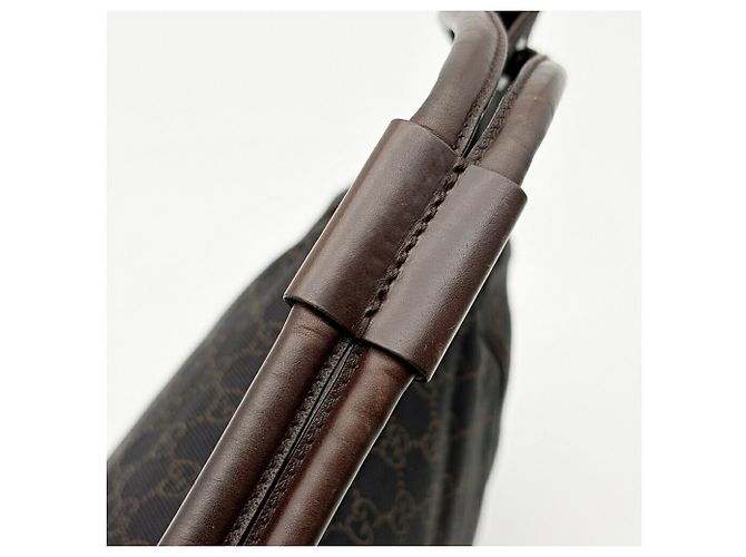 Bolso de hombro Gucci marrón oscuro - vista 8