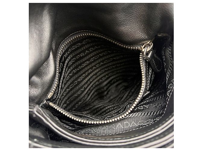 Borsa a tracolla Prada Tessuto Frill - vista 17