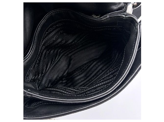 Borsa a tracolla Prada Tessuto Frill - vista 18