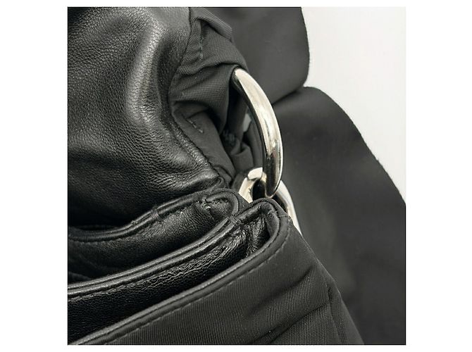 Borsa a tracolla Prada Tessuto Frill - vista 19
