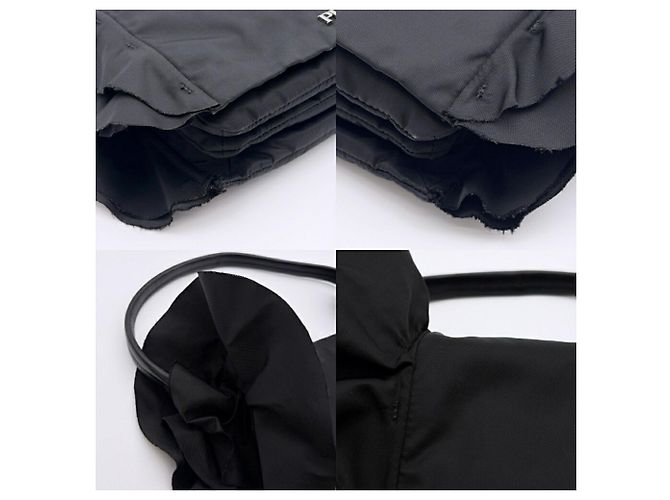 Borsa a tracolla Prada Tessuto Frill - vista 9