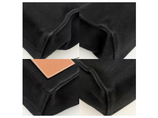 Loewe Shopper aus Canvas und Leder in Schwarz - Ansicht 12