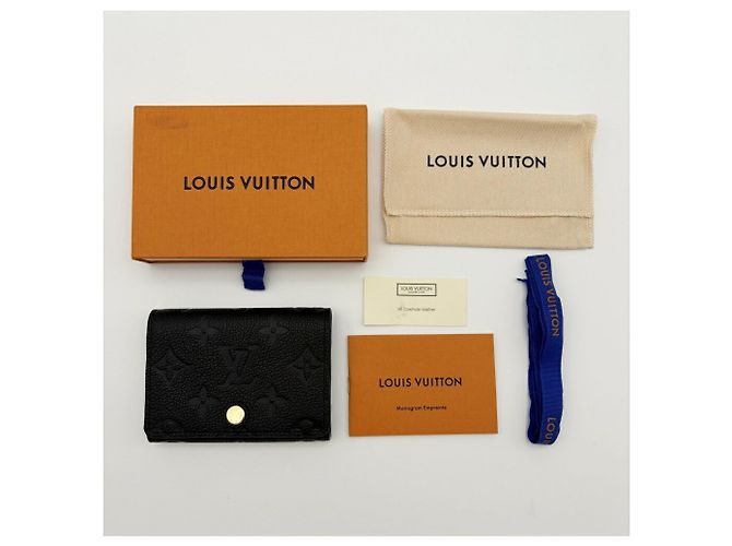 Louis Vuitton Card Case in Noir Magnétique - view 15