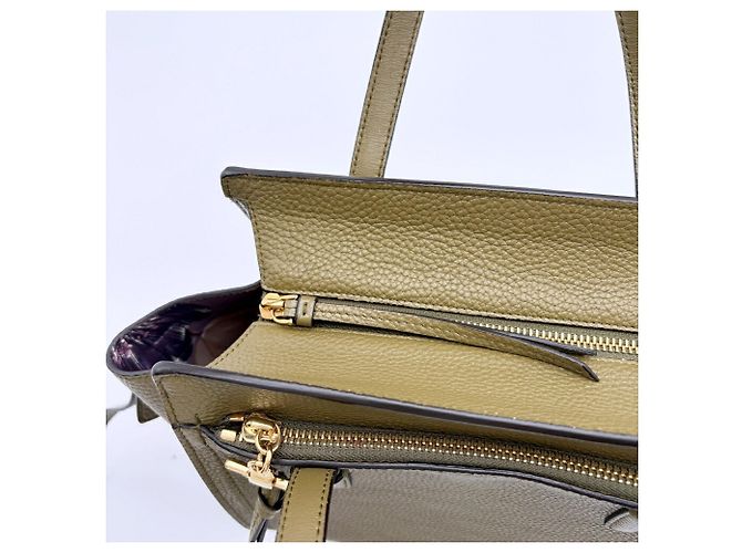 Gancini Salvatore Ferragamo Khaki Shoulder and Tote Bag - view 11