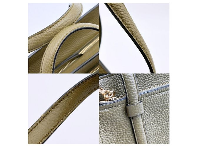 Gancini Salvatore Ferragamo Khaki Shoulder and Tote Bag - view 7