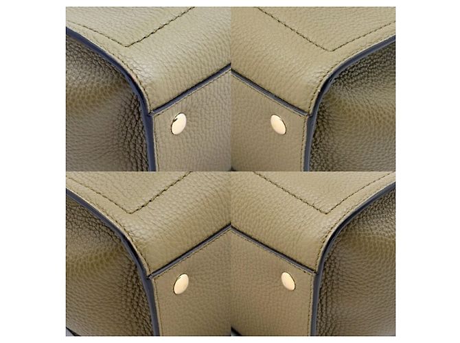 Gancini Salvatore Ferragamo Khaki Shoulder and Tote Bag - view 9