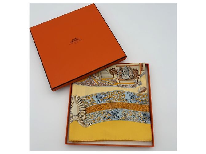 Hermès Hermes Carré 90 Foulard - L'ATLANTIDE - vista 8