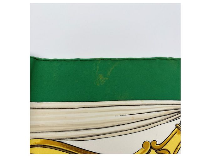 Hermès Foulard di seta Hermes Carre 90 Etrier - vista 12