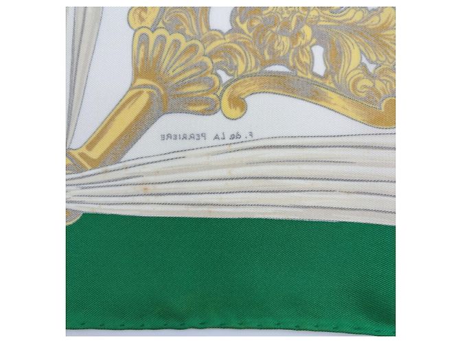 Hermès Foulard di seta Hermes Carre 90 Etrier - vista 16