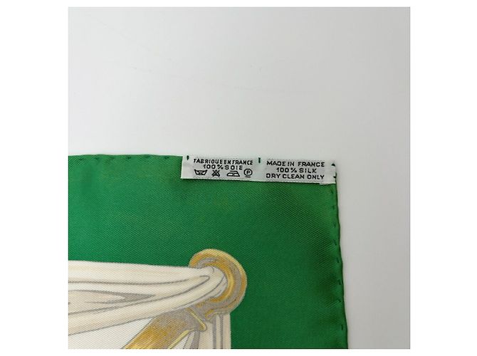 Hermès Foulard di seta Hermes Carre 90 Etrier - vista 7