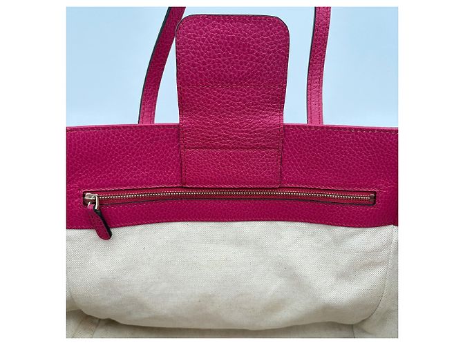 Gucci Swing Tote/Schultertasche aus rosa Leder - Ansicht 16