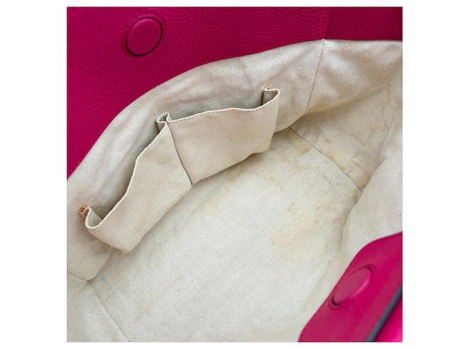 Gucci Swing Tote/Schultertasche aus rosa Leder - Ansicht 17