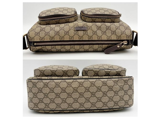 Borsa a tracolla Gucci da uomo GG Supreme - vista 4