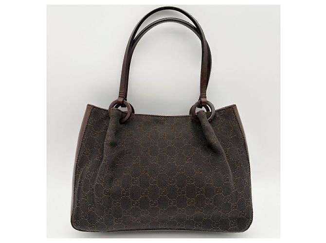 Bolso Tote Gucci en marrón oscuro - vista 2