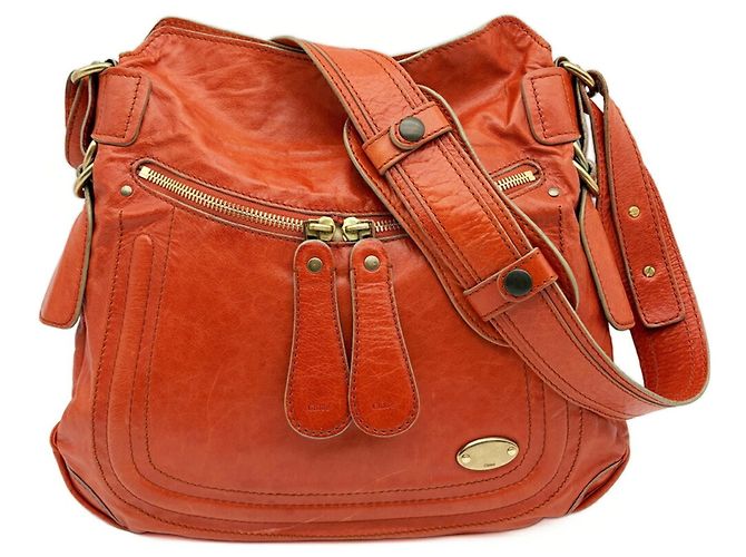 Bolso de hombro de piel Chloé Chloe Bay - vista 2