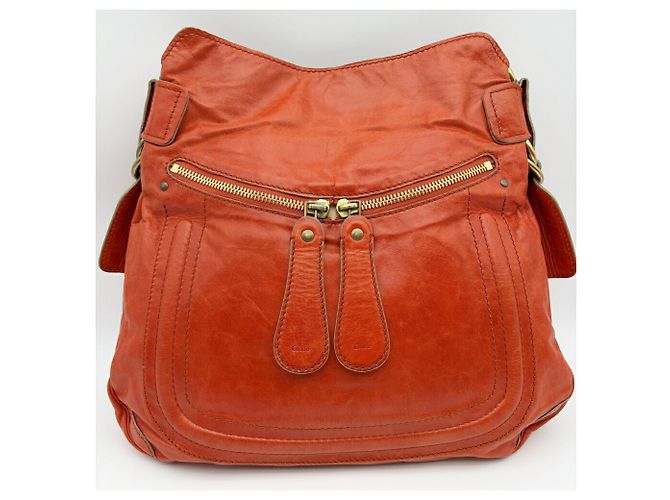 Bolso de hombro de piel Chloé Chloe Bay - vista 3