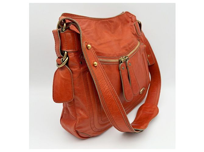 Bolso de hombro de piel Chloé Chloe Bay - vista 4