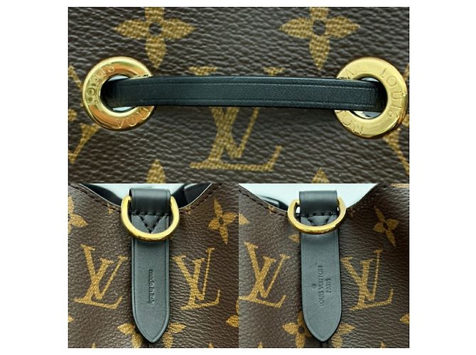 Néonoé Bolso de hombro Louis Vuitton Monogram Noir - vista 12